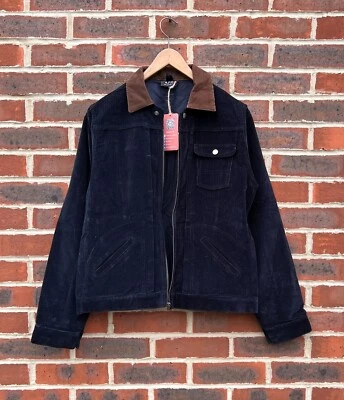 APC Mens Contrast collar Corduroy Jacket MEDIUM Blue A.P.C 2 - Image 1 of 4