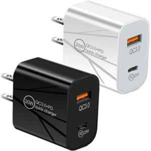 iPhone 17/16/15/14/13/12 Pro Max Air USB-C Fast Charger Wall Power Adapter Plug - Picture 1 of 10