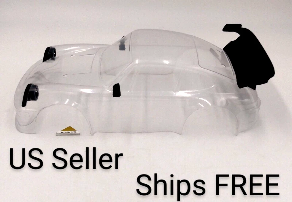 UD1607 UDIRC RC Porsche Clear Body Shell 1607 001 Ships FREE US  Seller READ - Image 1 of 4