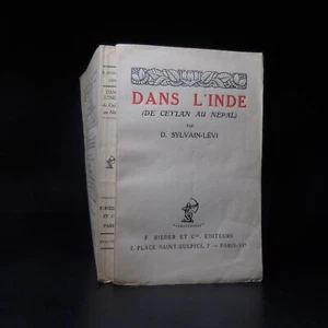 N25.130 Dans l’Inde de Ceylan au Népal 1925 D Sylvain-Lévi voyage journal Rieder - Imagen 1 de 21