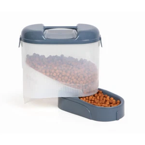 Bergan Pet Travel Feeder Blue 11.5" X 11.5" X 6.3" - Picture 1 of 1