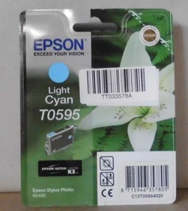 Inchiostro originale Epson T0595 light cyan per Stylus Photo R2400 C13T05954010 2019 - Foto 1 di 1