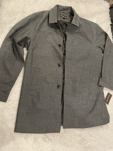 Michael Kors soprabito uomo taglia L vestibilità ampia grigio nuovo con etichetta. B70
