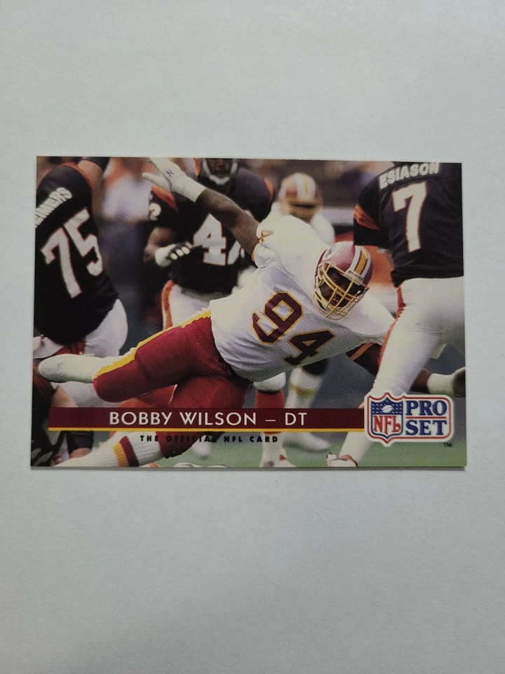 BOBBY WILSON 1992 PRO SET FOOTBALL CARD # 89 E6027 - Image 1 of 1