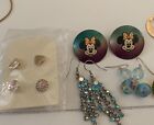 Lot of Vintage Misc - Costume Jewelry - earrings and watches