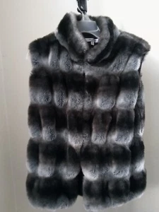 Jennifer Lopez Faux Fur Women Vest Size M - Picture 1 of 6