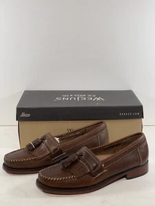 G.H. Bass Weejuns Jeremy Brown Men’s Sz 7.5D Tassel Loafer New In Box - Picture 1 of 12