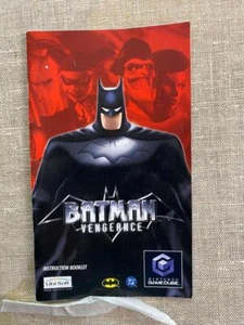 Batman: Vengeance (Nintendo GameCube, 2001) Manual Only ; NO GAME - Picture 1 of 1