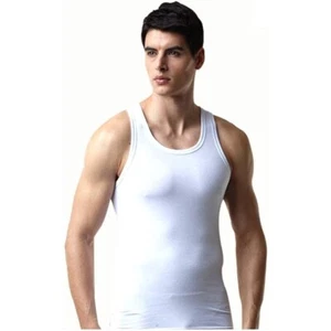 Try Men's Premium Basic Running Sleeveless Shirts 100% Cotton Multi Pack - Bild 1 von 5