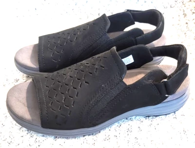 Босоножки женские Aravon 7 черные Beaumont с открытым носком повседневные комфортные - Изображение 1 из 4