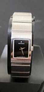 MOVADO CONCERTO QUARTZ S-STEEL BLACK DIAL WOMEN'S WATCH 84.A1.1401 ( Black) - Picture 1 of 4
