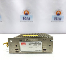 MEAN WELL S-15-5 POWER SUPPLY UNIT 115VAC 0.35A, 230VAC 0.17A (FREE SHIPPING)