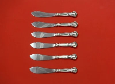 Chantilly by Gorham Sterling Silver Trout Knife Set HHWS 6pc Custom Made - Image 1 of 2