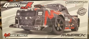 HPI Maverick QuantumR Flux 4s 1/8 4WD Brushless Race Truck Red/Grey (Infraction) - Picture 1 of 15