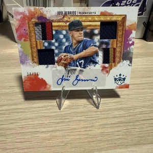 2020 Diamond Kings Quad Material Signatures Holo Blue 24/25 Jose Berrios #DKQ-JB - Bild 1 von 9