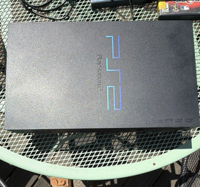 Sony PlayStation 2 SCPH-35001 Black NTSC 8MB Controllers HDMI RFU Video Cables