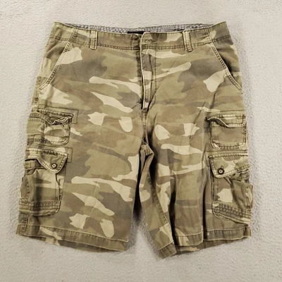 Pantalones Cortos Carga Ocean Pacific Camuflados Para Hombres 38 Woodland Green Brown Town LEER OP Y2K Foto 1 de 4