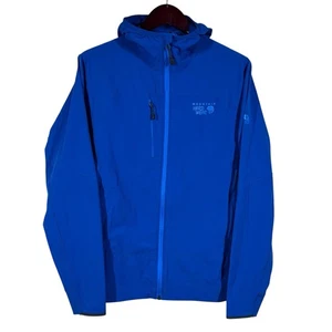 Mountain Hardwear Super Chockstone Kapuzenjacke Herren M blau Full Zip Softshell - Bild 1 von 8