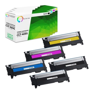 TCT 5PK CLT409S Color Toner Cartridge Set For Samsung CLP310 CLP315 CLX3170 - Image 1 of 4