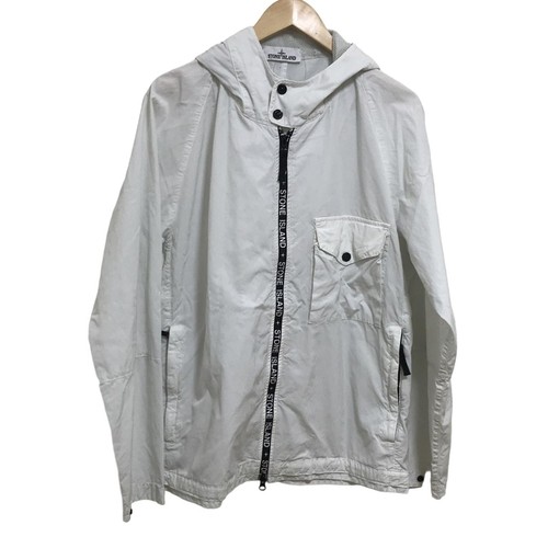 Giacca leggera uomo originale STONE ISLAND 7615428E1 grigio chiaro nero