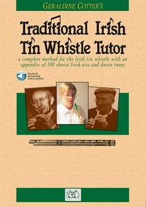 Geraldine Cotter Traditional Irish Tin Whistle Tutor Sheet Music Book & Audio - Picture 1 of 1
