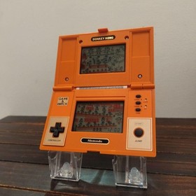 Nintendo Game & Watch Donkey Kong DK-52 Multi Screen 1982 Vintage Orange Console