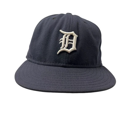 Detroit Tigers 59Fifty Fitted 7 1/4 On Field MLB Baseball Hat Cap Made in USA - Image 1 of 4