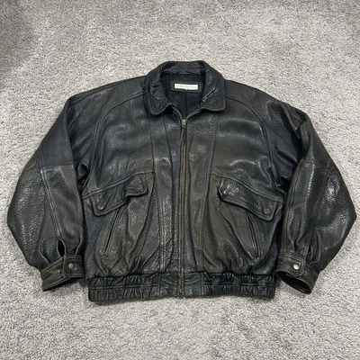 Винтажный 80-х Henry Grethel масло кожи полета куртка пилот бомбардировщик мужской размер 44 - Изображение 1 из 4