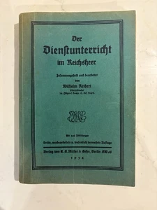 German Army Training Manual 1932 Wilhelm Reibert - Bild 1 von 14
