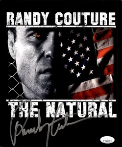 Randy Couture Signed The Natural 8.5x10.25 Promo Photo JSA COA UFC - Picture 1 of 1