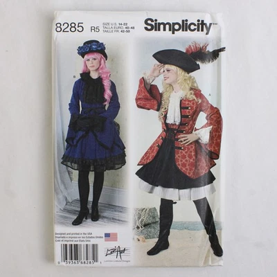 Simplicity LoriAnn Costume Designs 8285 Lolita Style Dresses Women's R5 (14-22) - Image 1 of 4