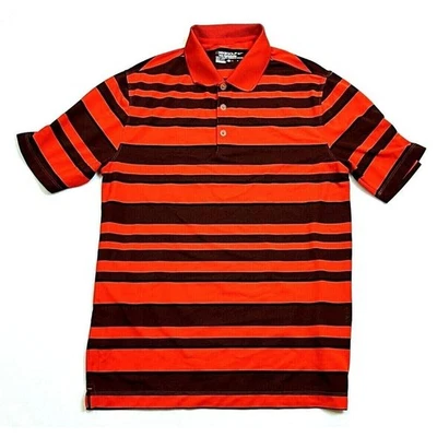 Camisa polo Nike Golf Dri-FIT para hombre talla M naranja a rayas golf Foto 1 de 4