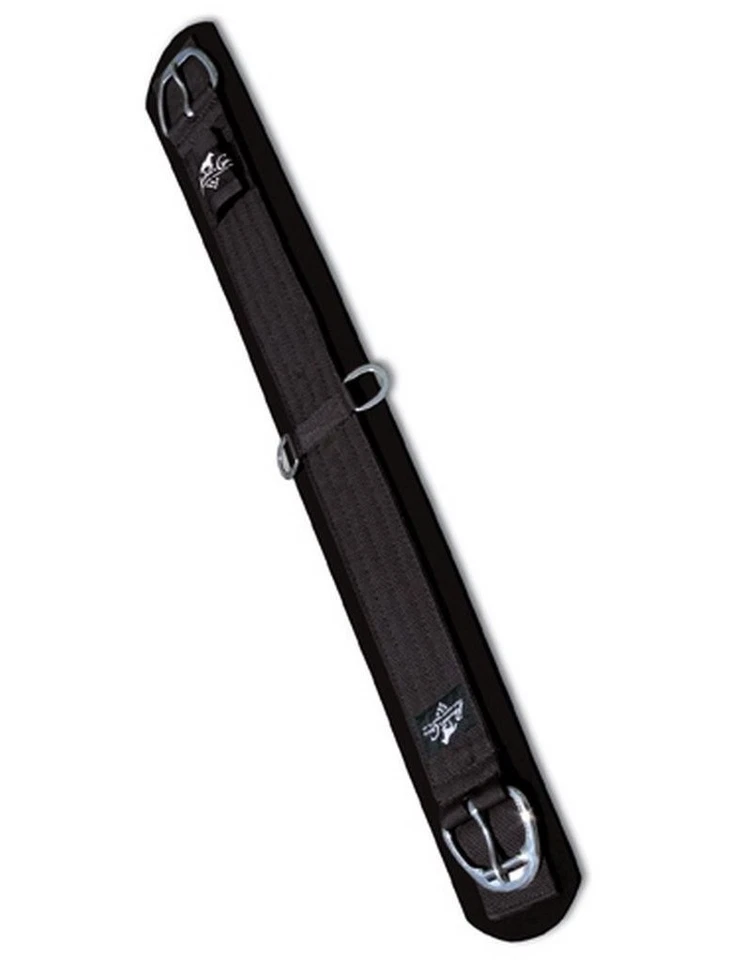 28 Inch Black Professional Choice SMX Western Horse Cinch Girth SS Roller Buckle