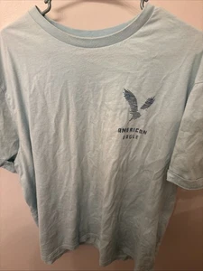 American Eagle Herren superweiche Standard Fit grüne T-Shirts Größe 2xl - Bild 1 von 3