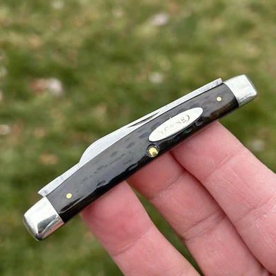 1920 - 40 盒测试 XX 2 刀片半国会刀绿骨手柄罕见 — 第 1/4 张图片