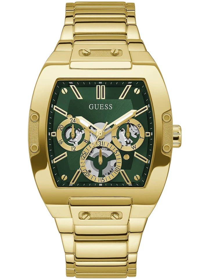 Guess Men's Phoenix Green Dial Watch - GW0456G3