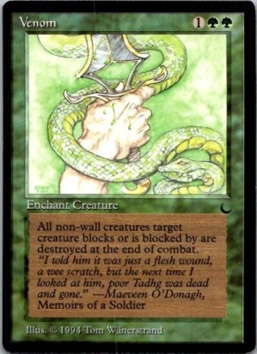 Venom - The Dark, Magic the Gathering MtG - Image 1 of 2