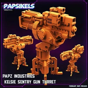 Torreta de centinela Papz Industries Kelsie impresa en 3D 28 mm 32 mm - Imagen 1 de 3