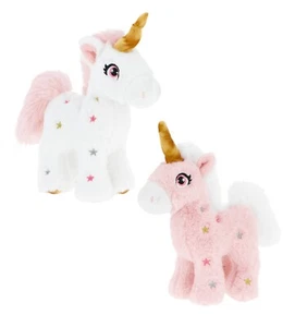 Juguetes de quilla Keeleco rosa unicornio de pie 16 cm unicornios de felpa suave - Imagen 1 de 8