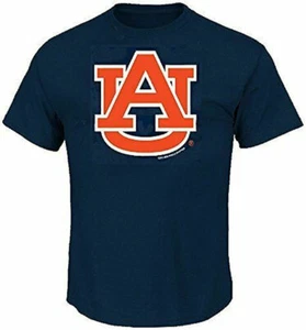 Camiseta de manga corta con logotipo gigante azul de Auburn Tigers para hombre - Imagen 1 de 4