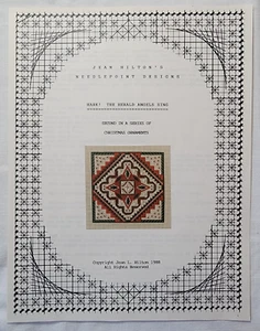 Hark! The Herald Angels Sing needlepoint pattern Jean Hilton 1988 - Picture 1 of 1