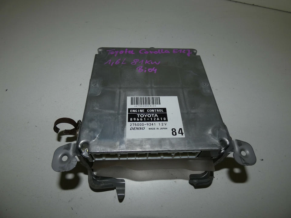 Centralina motore Toyota Corolla E12J anno 2004 berlina 1,6 l 81 KW 89661-12A10 - Immagine 1 di 1