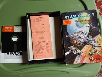 Star Fleet 1 (Interstel, 1983) Commodore 64/128 C64 Game 5.25” Disk - Image 1 of 4