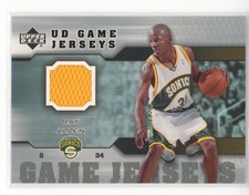 Ray Allen 2005-06 Upper Deck UD Game Jersey