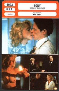 CINEMA / CARD CARDS : BODY - Madonna, Willem Dafoe, Joe Mantegna, Uli Edel - 1993