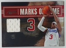 2009-10 Absolute Memorabilia Allen Iverson Marks of Fame Jersey Card 18/25