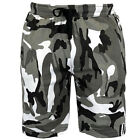 Mens Game Fleece Angling Shorts Running Jogging French Terry Casual Sport Combat