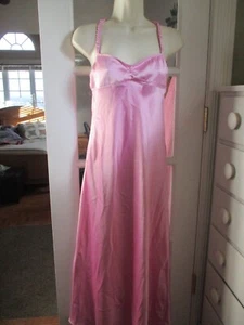 ZARA Small, PINK SATIN EFFECT MIDI/maxi DRESS NWT - Imagen 1 de 6