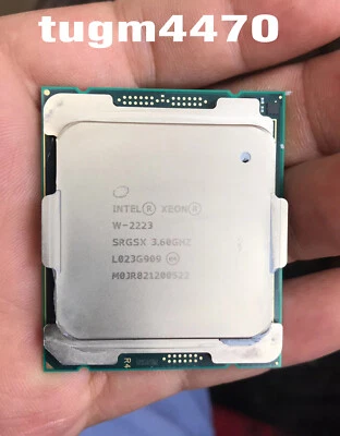 Intel Xeon w-2223 CPU processor srgsx 4-core 3.60 GHz Socket r4 lga-2066-120 - Image 1 of 3