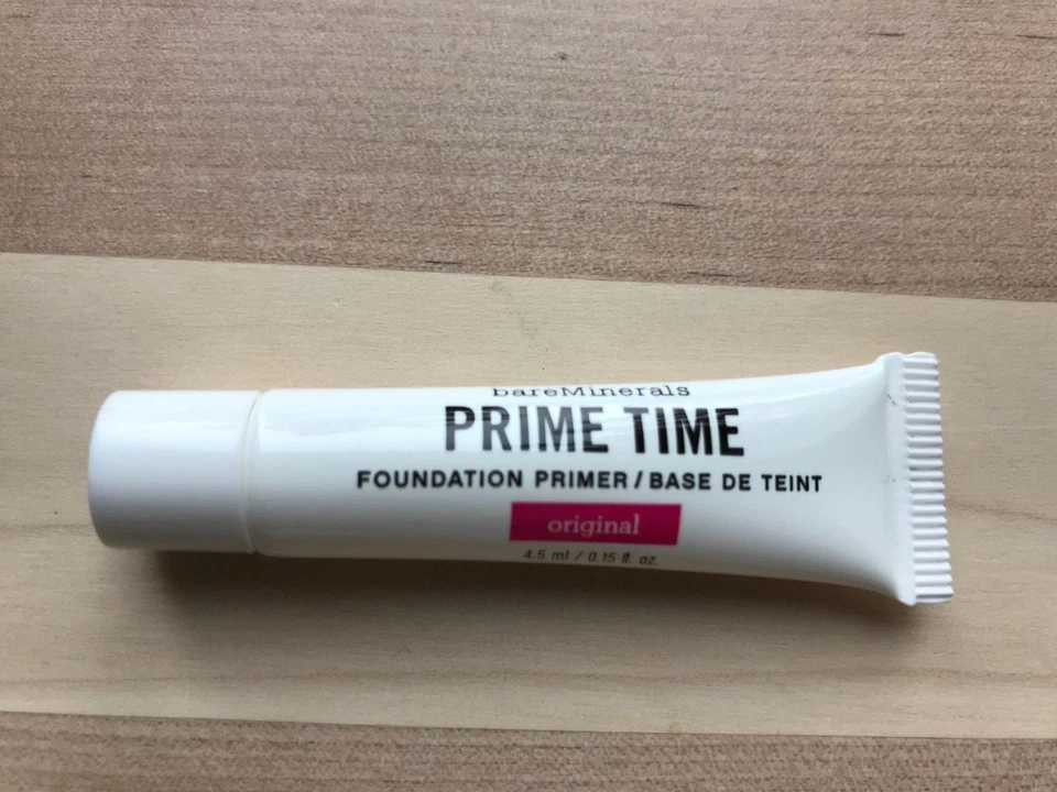 NUEVO - Base de maquillaje original bareMinerals Prime Time 0,15 fl oz - Muestra de lujo Foto 1 de 1